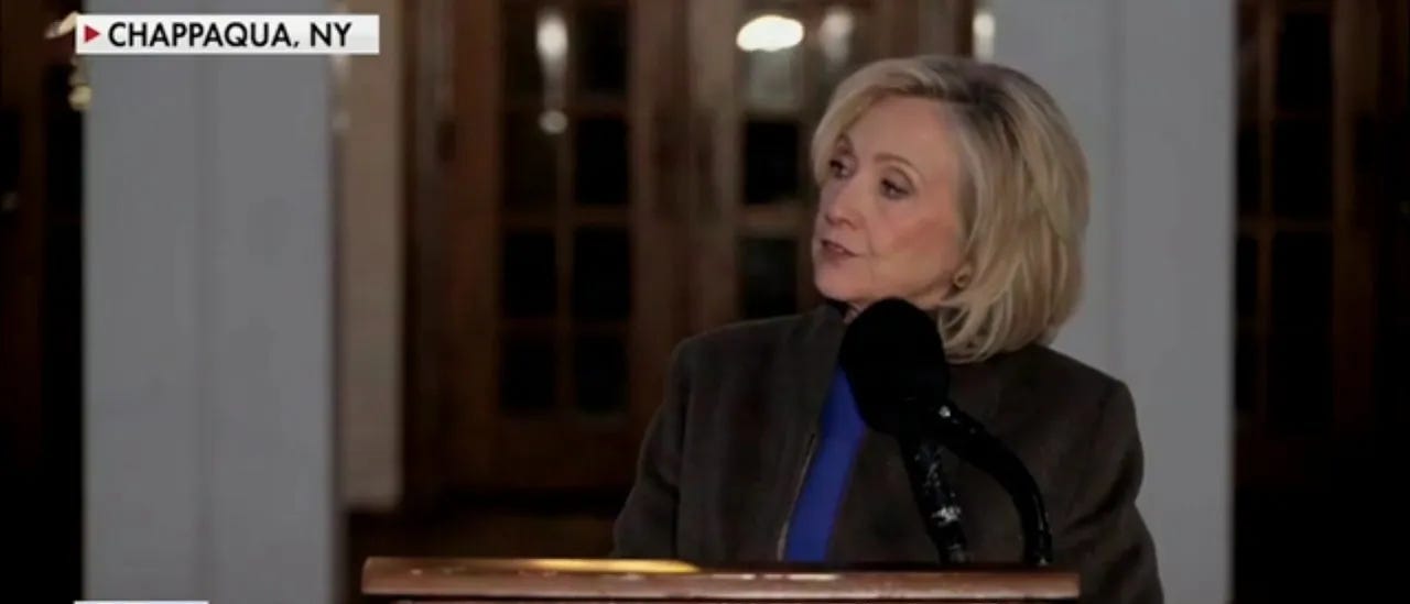 Watch Hillary Clinton Flee After Reporter Asks Why Ghislaine Maxwell Attended Chelsea's Wedding (Screenshot/Fox News) Watch Hillary Clinton Flee After Reporter Asks Why Ghislaine Maxwell Attended Chelsea's Wedding (Screenshot/Fox News)