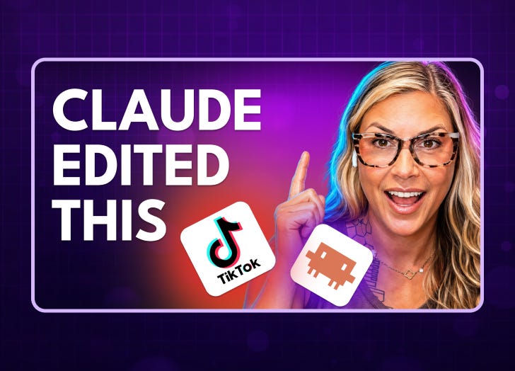 “Claude cuts my TikTok”: How this creator is scaling video with AI | Brooke Lacey