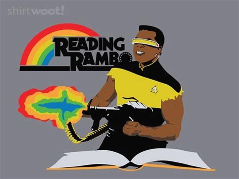 Reading Rambo | Star Trek, Reading Rainbow | Reading rambo, Funny memes ...