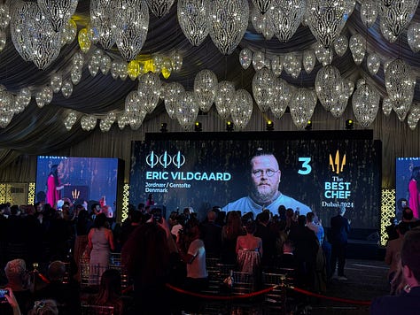 Your podium medal winners for the top three best chefs in the world