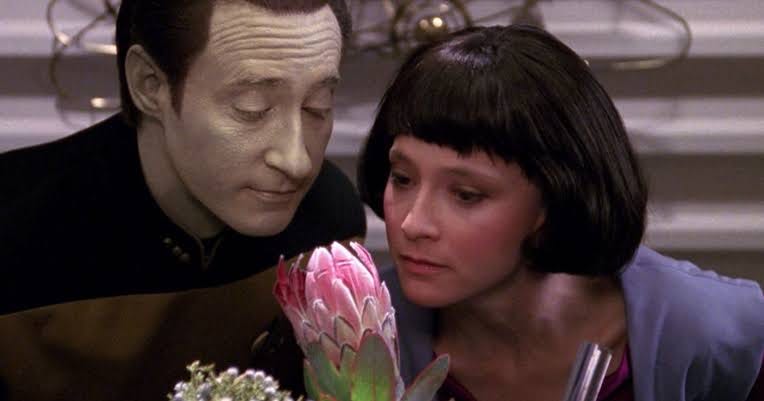 Data and Lal exploring the world together, AI generated