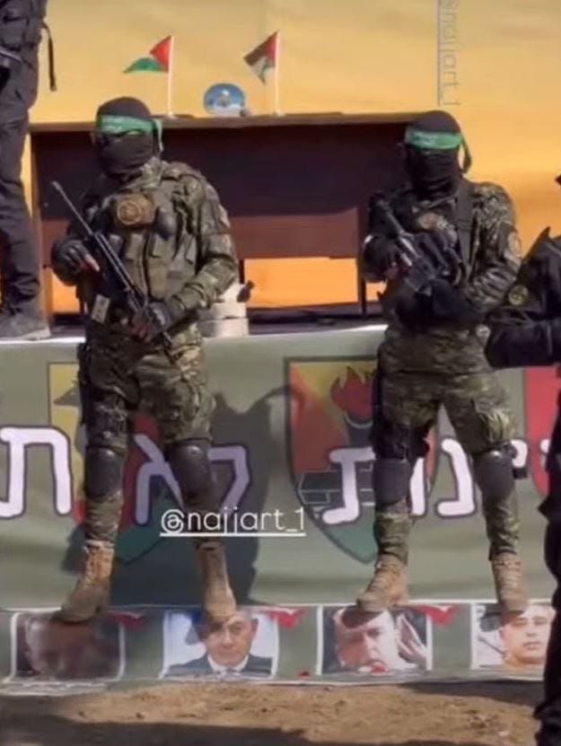 Israeli leadership under Qassam’s boots in Gaza.