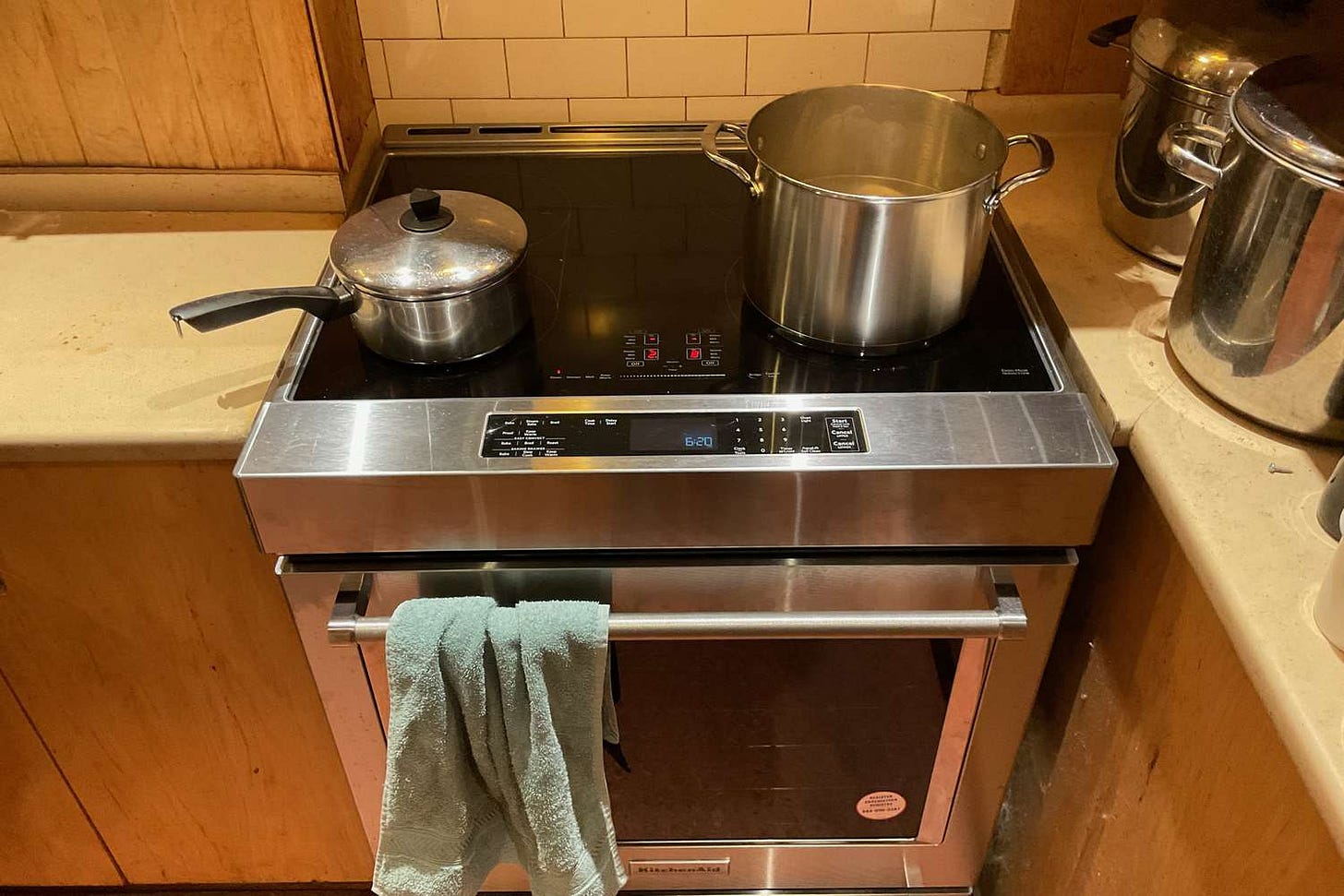 Unit in place in our kitchen