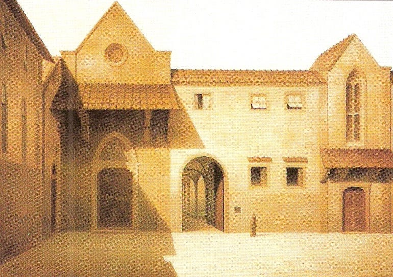 Image of Ospedale Santa Maria Nuova as it appeared in the 1900s Image of Ospedale Santa Maria Nuova as it appeared in the 1900s
