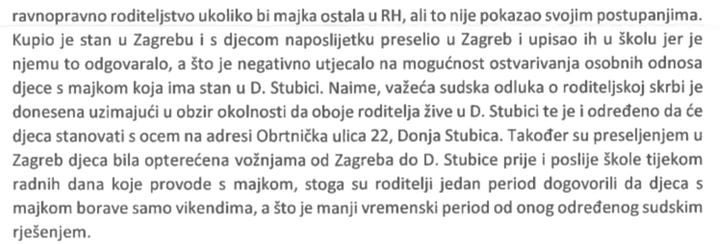 A collection of screenshots of extracts from the Zagreb Maksimir social services report of 11 June 2021