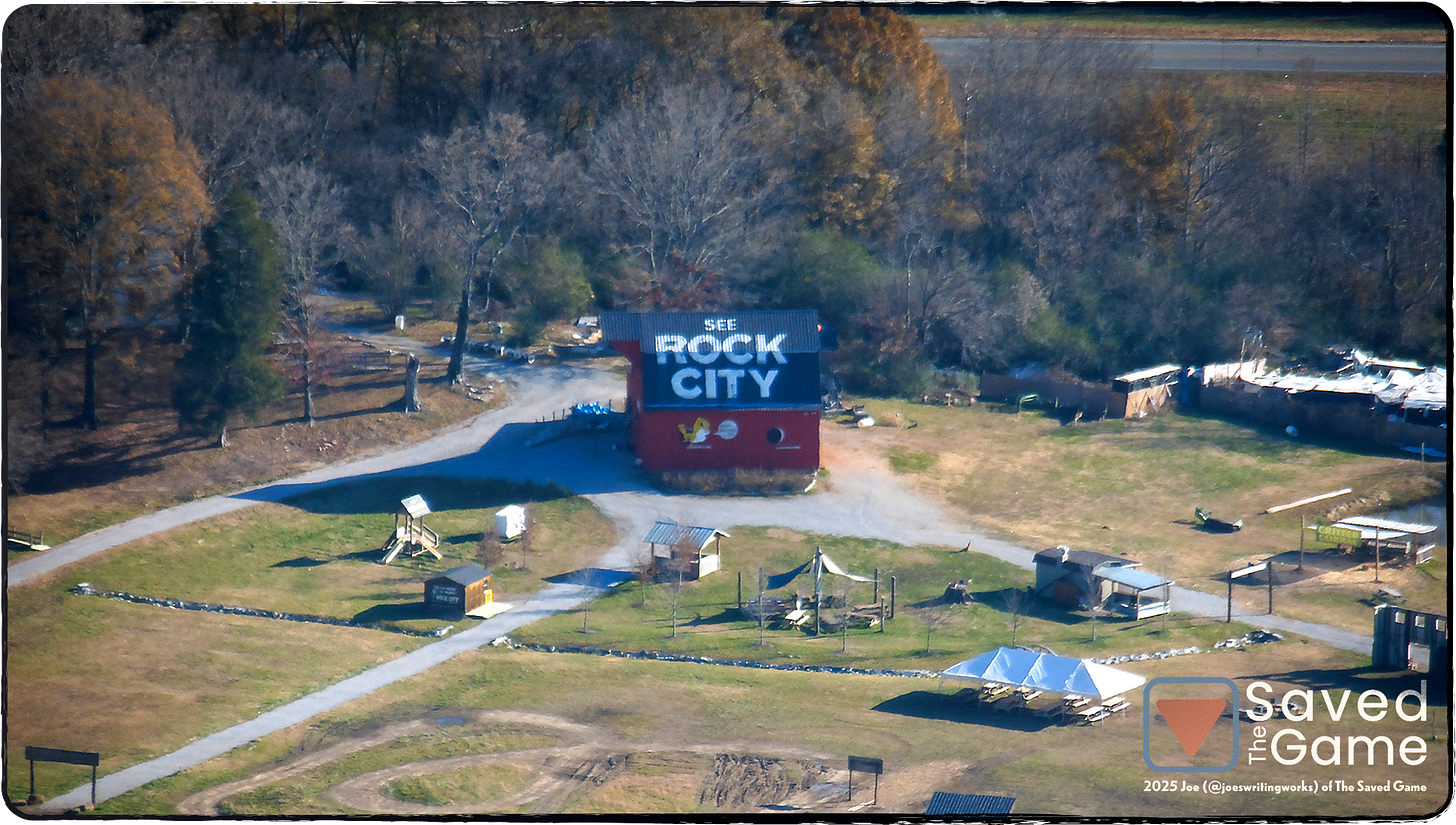 A photo of a barn that says: "See Rock City".