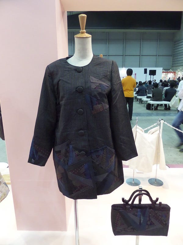 Patchwork and quilted jacket Patchwork and quilted jacket