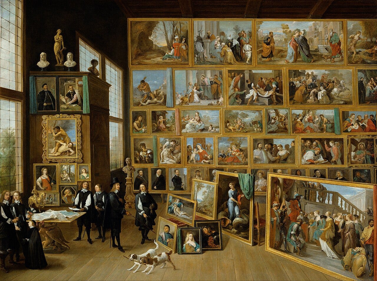 David Teniers the Younger, gallery painting of Archduke Leopold Wilhelm David Teniers the Younger, gallery painting of Archduke Leopold Wilhelm