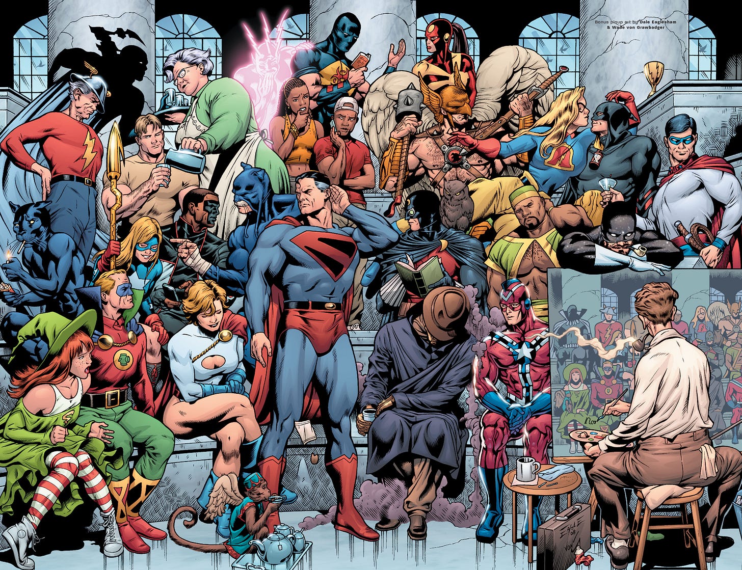 Earth-0 Justice Society of America post-Crisis. Earth-0 Justice Society of America post-Crisis.