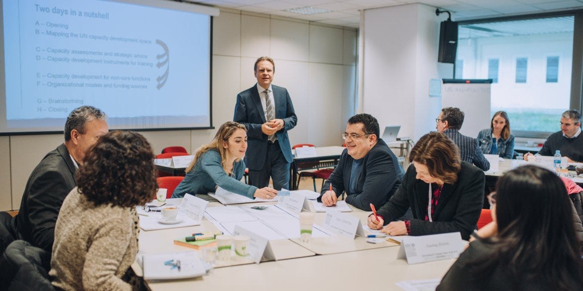 A UN training session