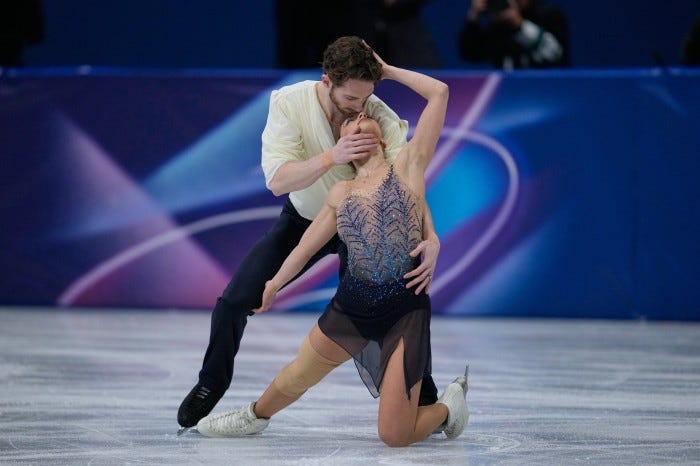 It's the Most Intimate Sport at the Olympics. This Pair Is Doing It as  Exes. - WSJ