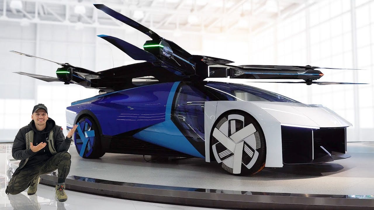 Futuristic Chinese Flying Car! | Xpeng AeroHT - YouTube