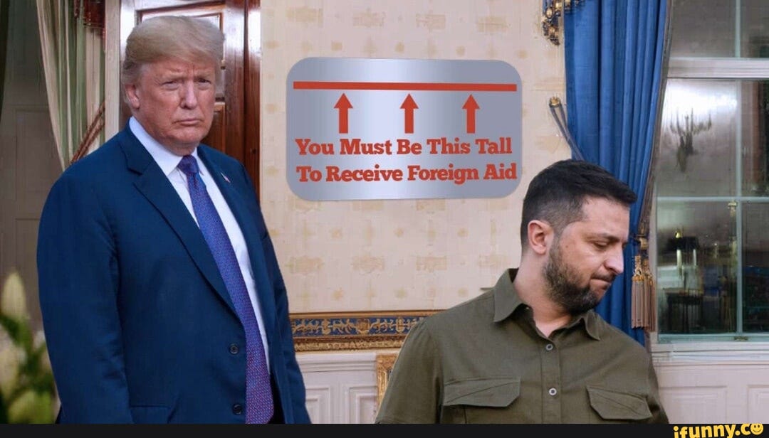 You Must Be This Tall To Receive Foreign Aid - iFunny