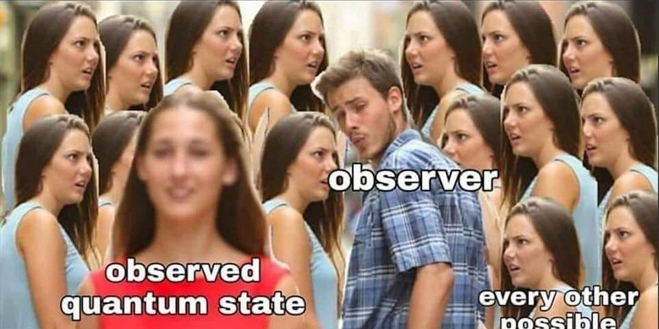 Sometimes knowing it's different in another universe where things worked out differently can help.