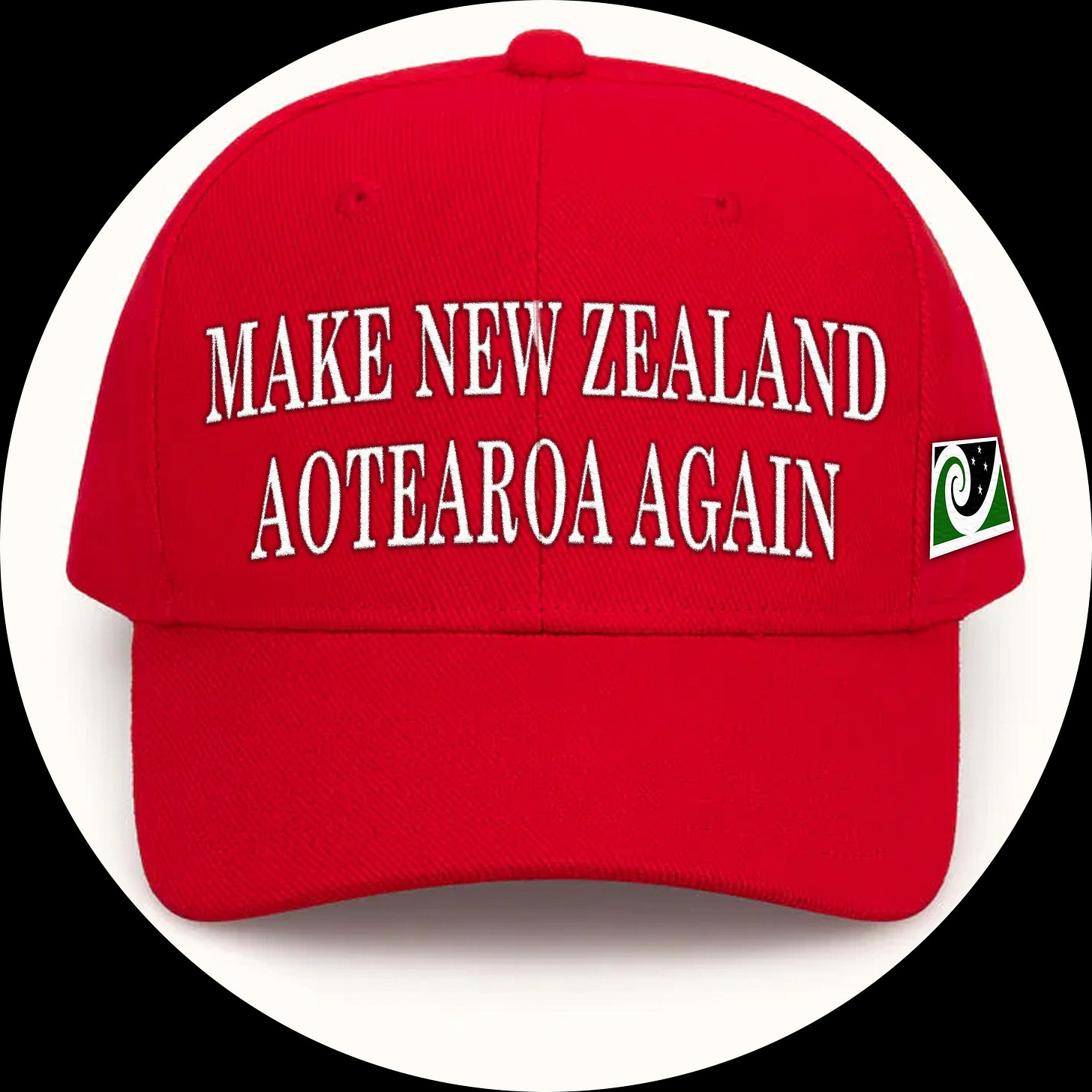 “Make New Zealand Aotearoa Again”. Image: Otis Frizzell. “Make New Zealand Aotearoa Again”. Image: Otis Frizzell.