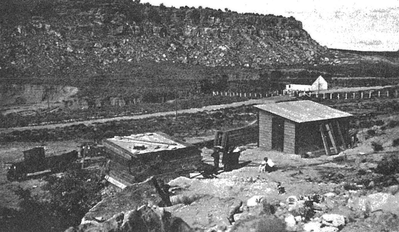 An old missionary house near Keams Canyon.