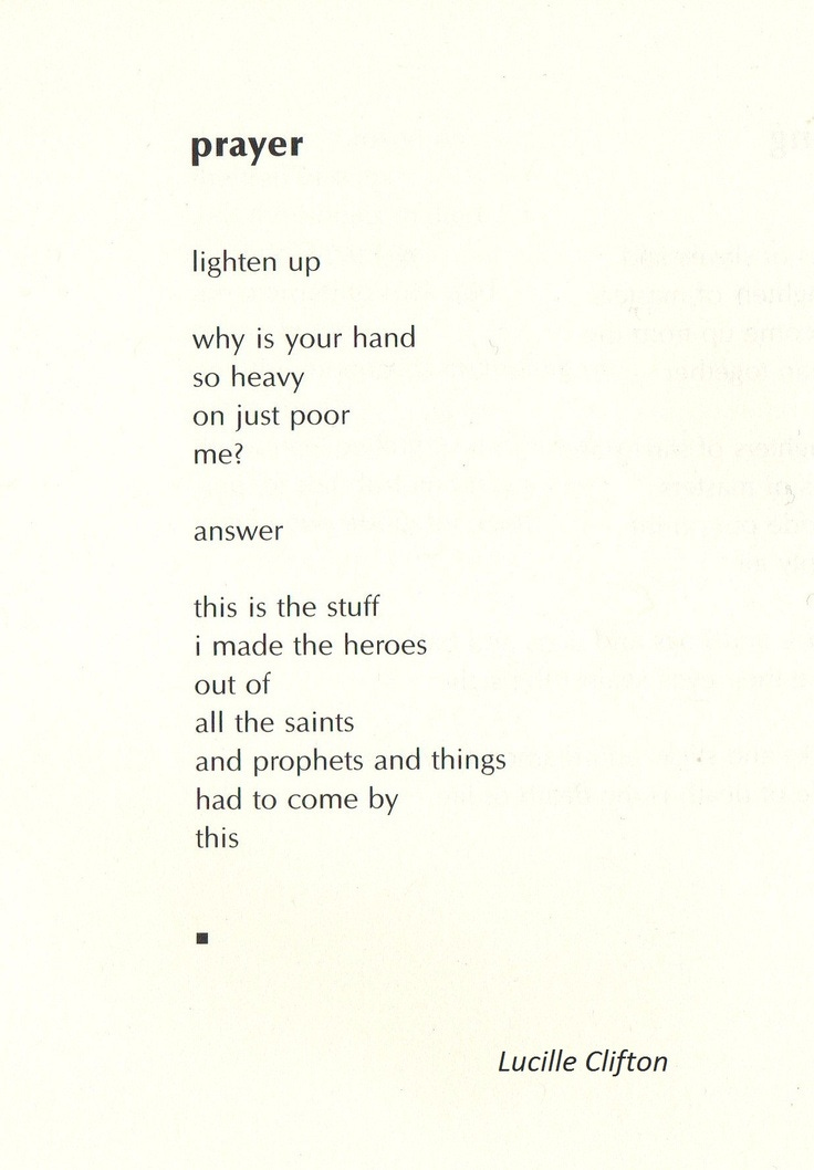This may contain: the poem is written in black and white