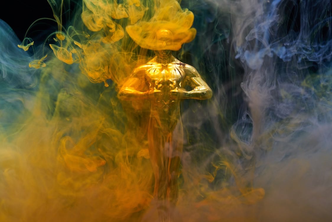 Free Gold Coloured Human Statue Stock Photo