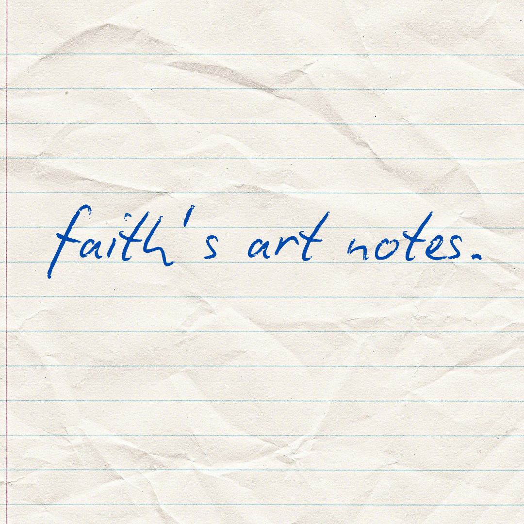 faith's art notes