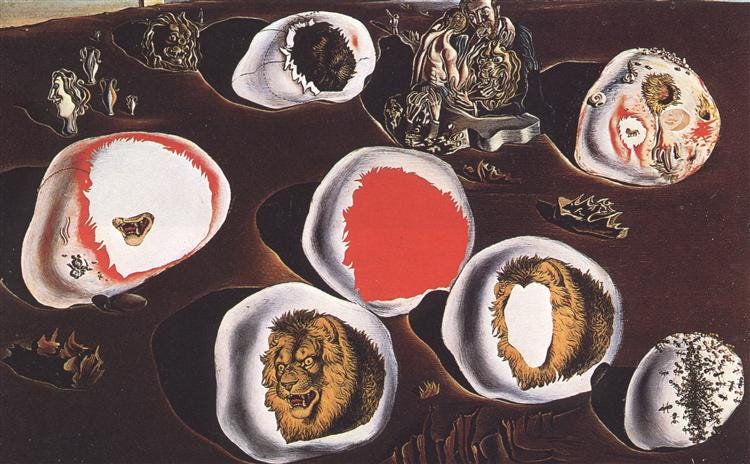 Accommodations of Desire, 1929 - Salvador Dali