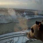 Stella at the falls.
