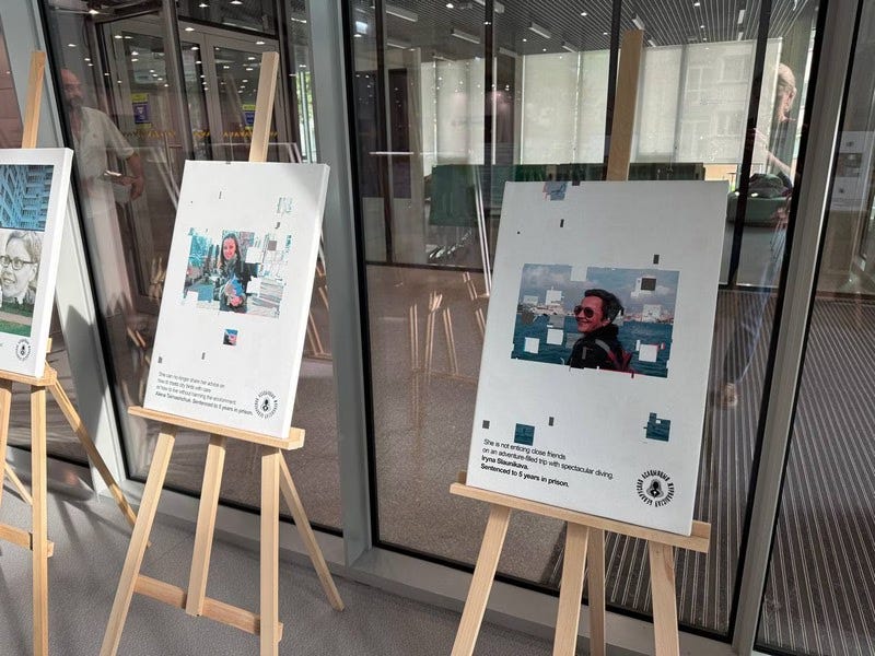 Выстава БАЖ пра палітзняволеных журналістаў прайшла ў Варшаве