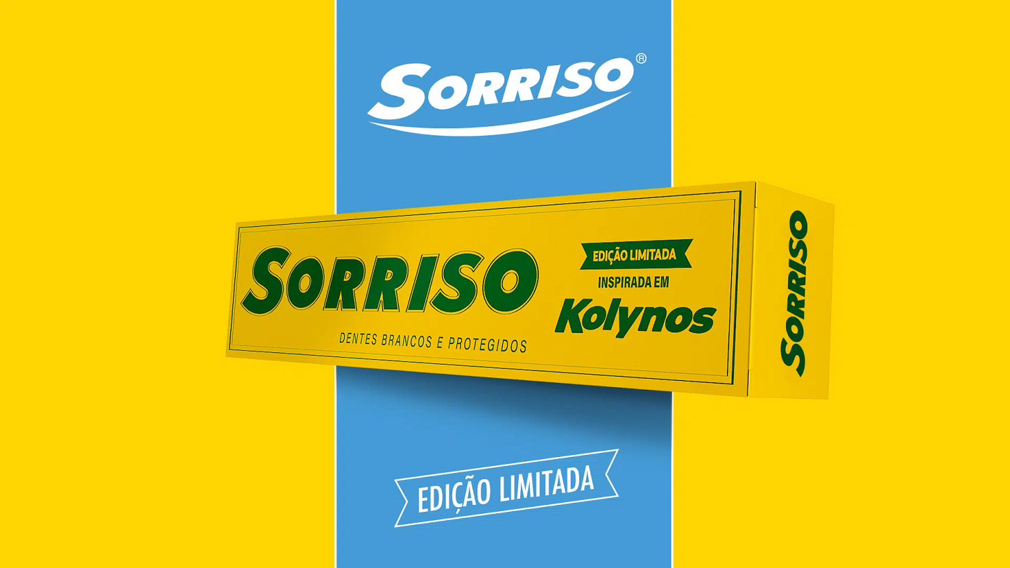 Sorriso lança edição inspirada na Kolynos