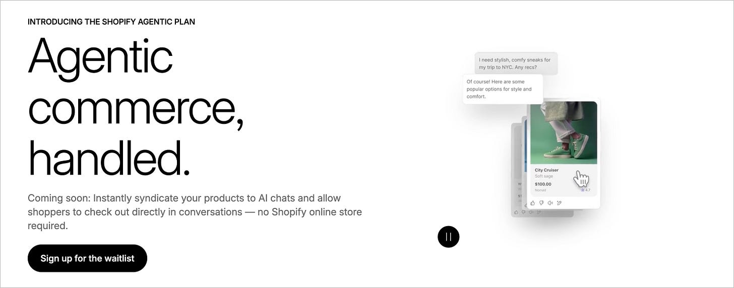 Agentic Plan de Shopify