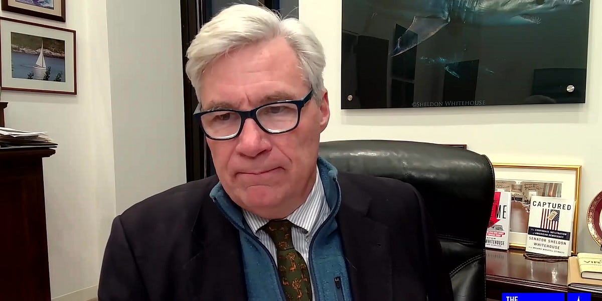 Contempt of Court: Sen. Whitehouse on DOJ Fumbles & Sedition Accusations