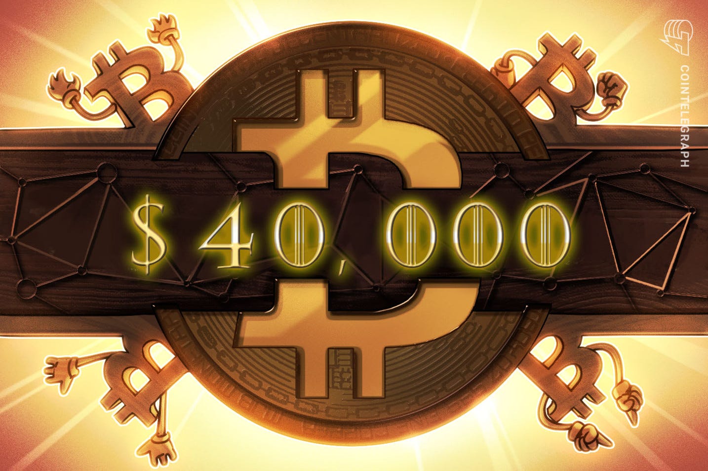 Bitcoin price hits $40,000 less than three weeks after shattering $20K