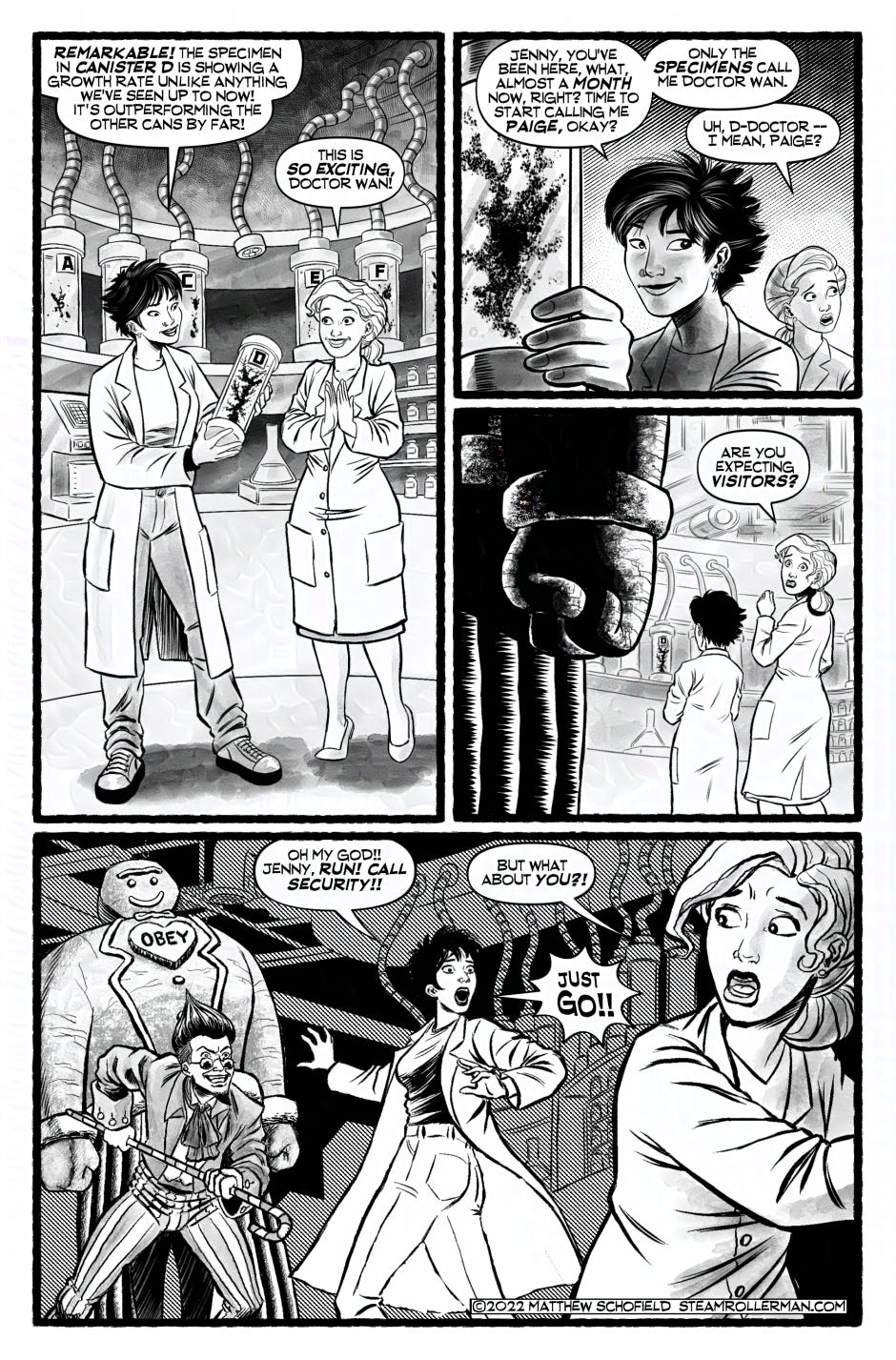 Page 21 of the comic Steamroller Man Page 21 of the comic Steamroller Man