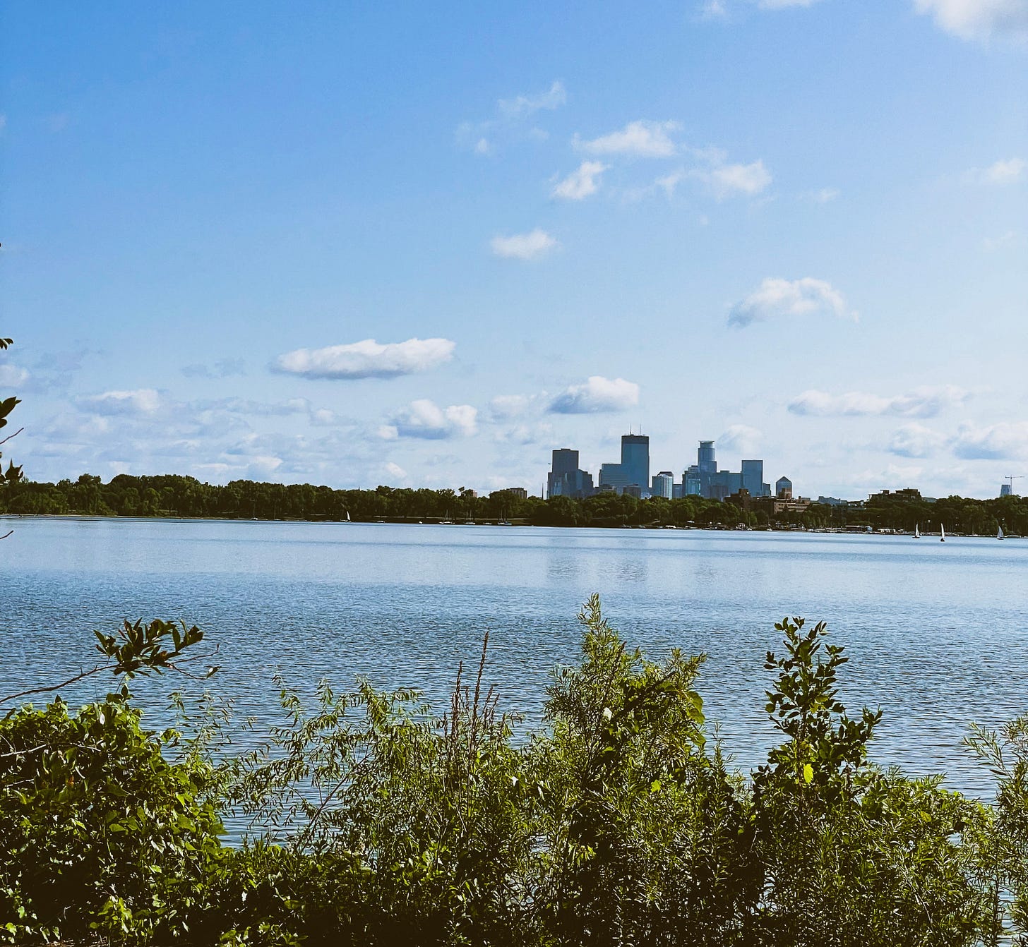 One of the sparkling lakes I adore on my runs around the city. One of the sparkling lakes I adore on my runs around the city.