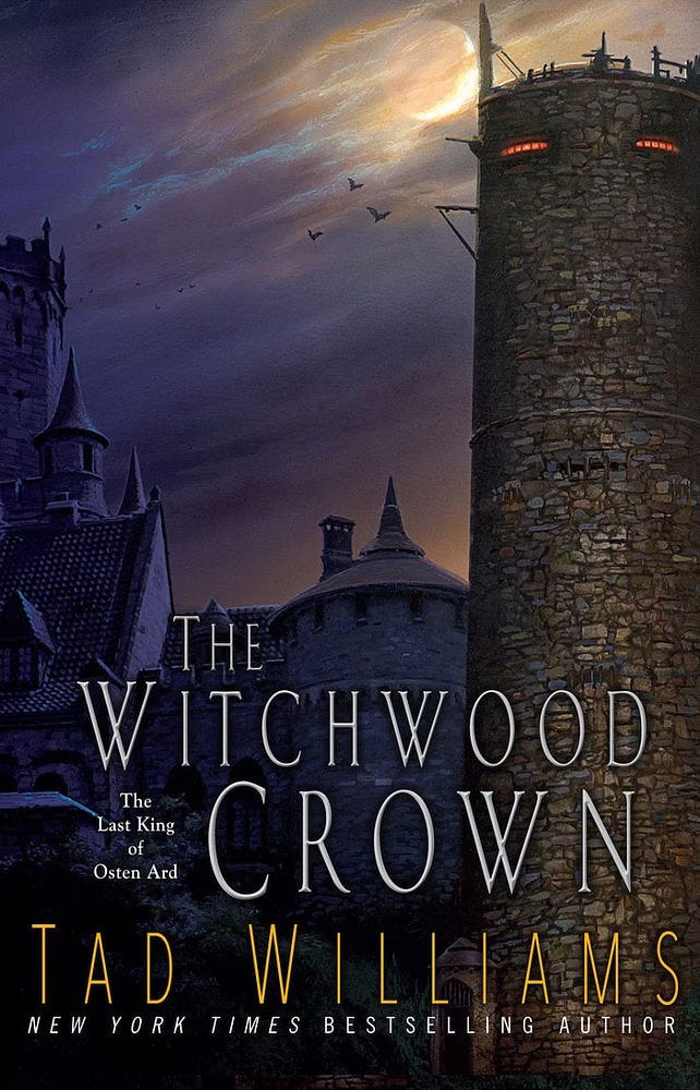 Book cover for THE WITCHWOOD CROWN by Tad Williams, published by DAW Books.