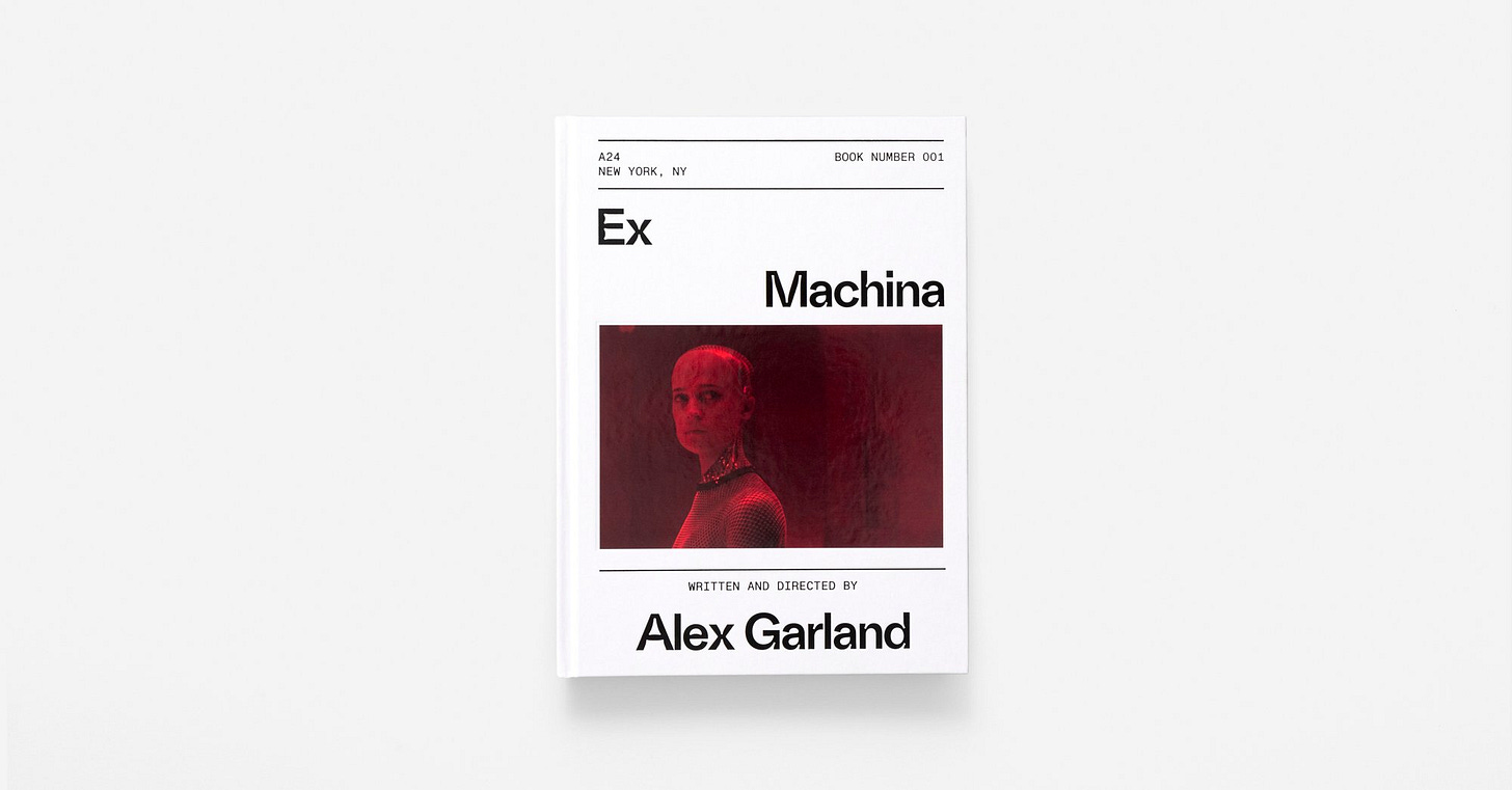 Ex Machina Screenplay Book – A24 Shop