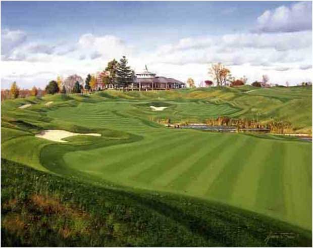 "Valhalla - 18th Hole" - The Sporting Gallery