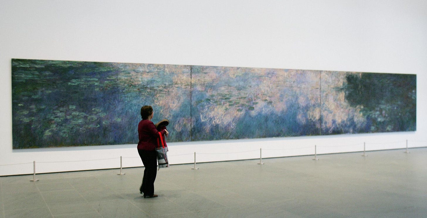 Claude Monet's "Reflections of Clouds on