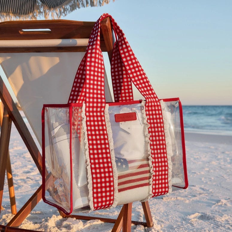 Case-Mate Cherry Gingham Jelly Tote Bag – shopflowersplus.com