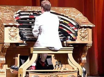 Caption The Mighty Wurlitzer Organ Making the Public Mind Caption The Mighty Wurlitzer Organ Making the Public Mind