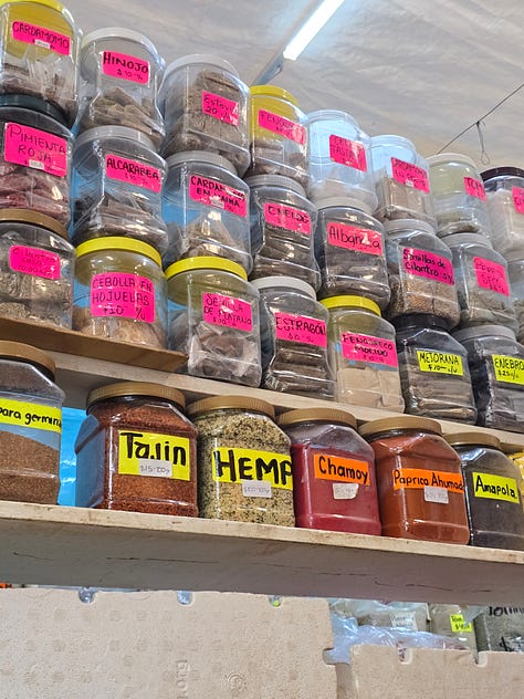 Food options, Mercado Medellín