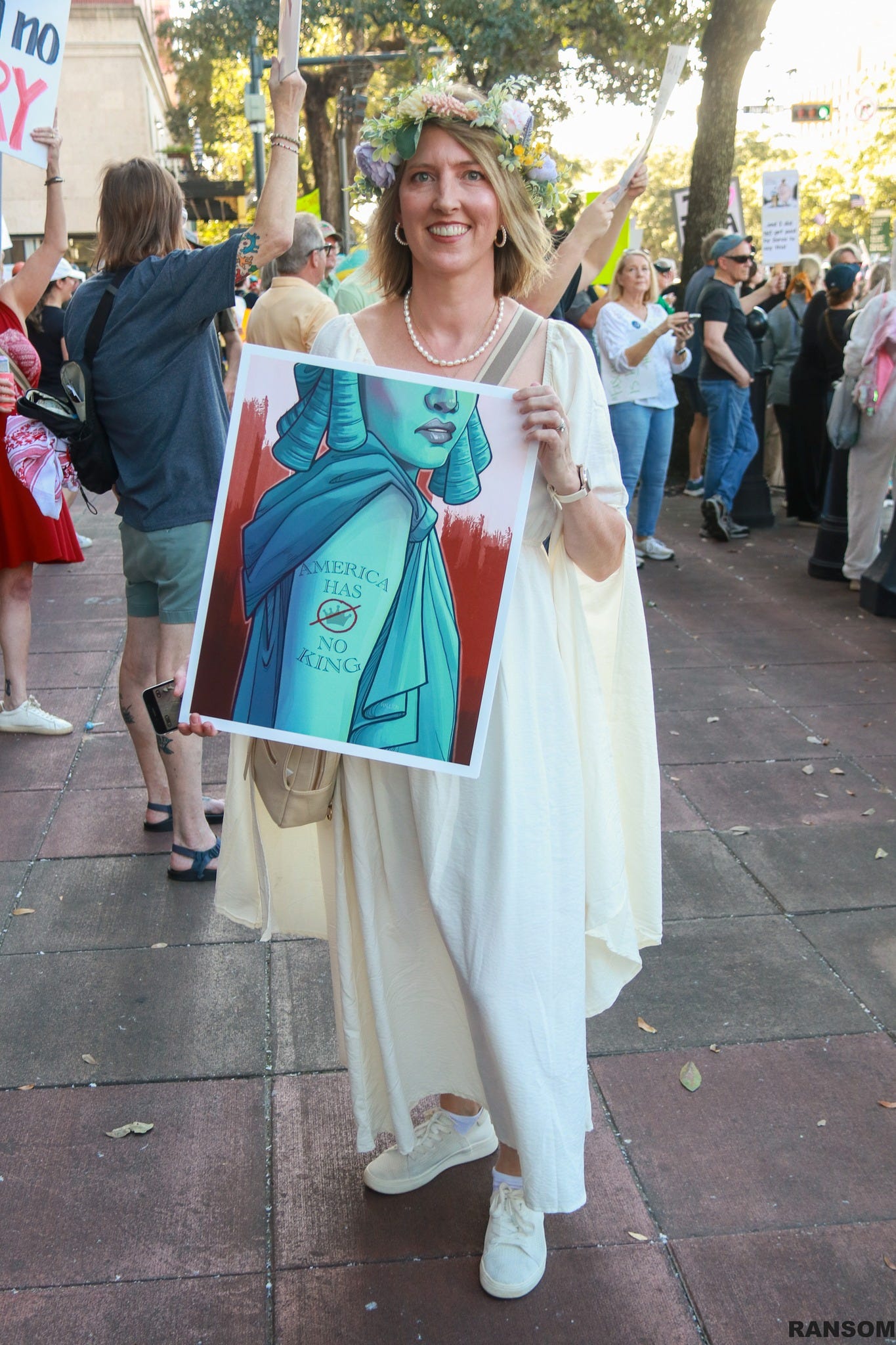 May be an image of crowd and text