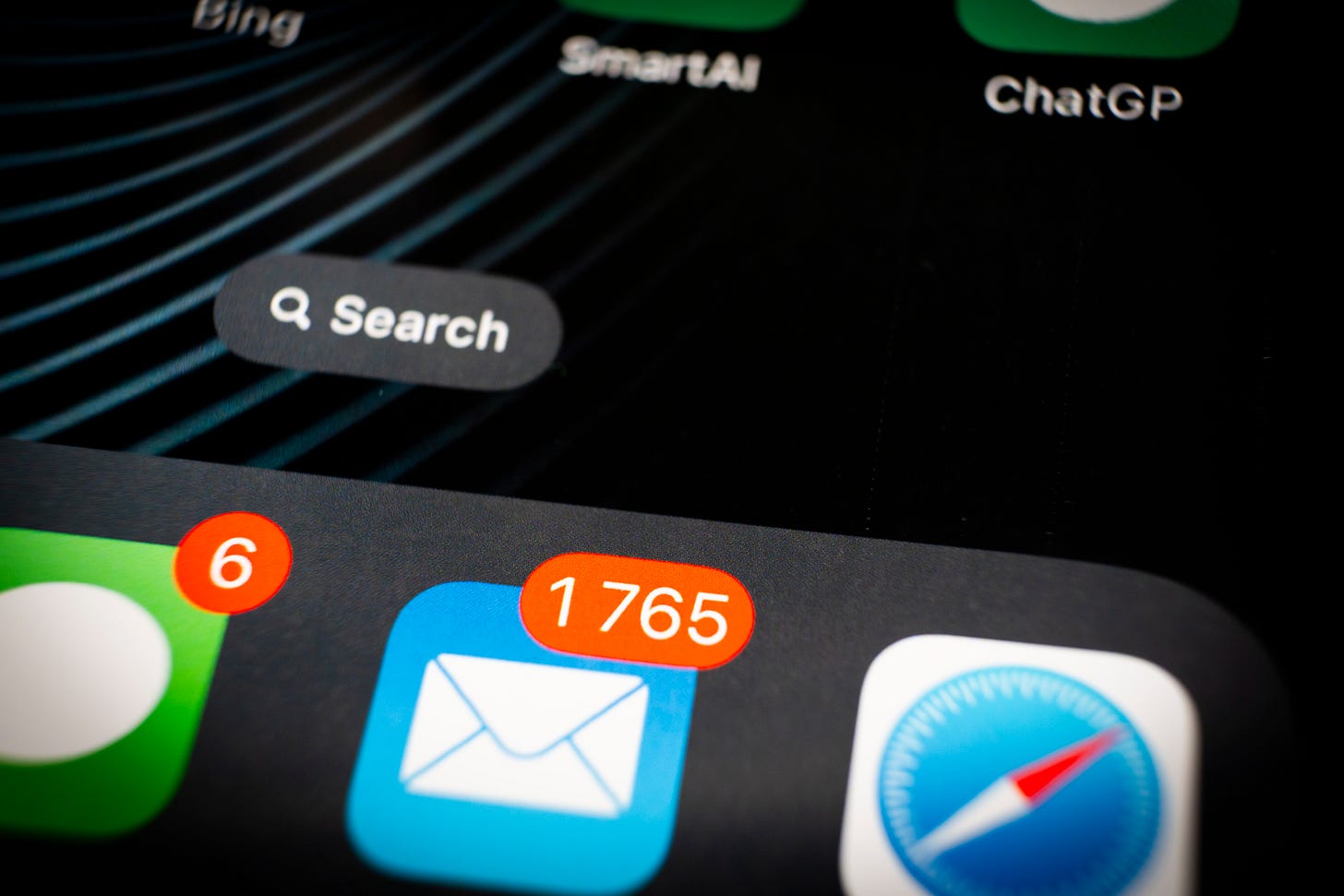 The Apple iMessage app and logo are seen in this photo illustration on 21 July, 2023 in Warsaw, Poland. (Photo by Jaap Arriens/NurPhoto via Getty Images)