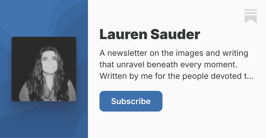Viewfinder | Lauren Sauder | Substack