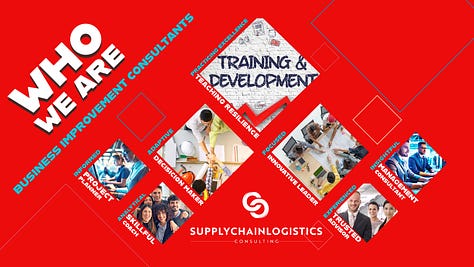 Series of Three (Banners): Continuous Improvement, Customer Service, Training and Development