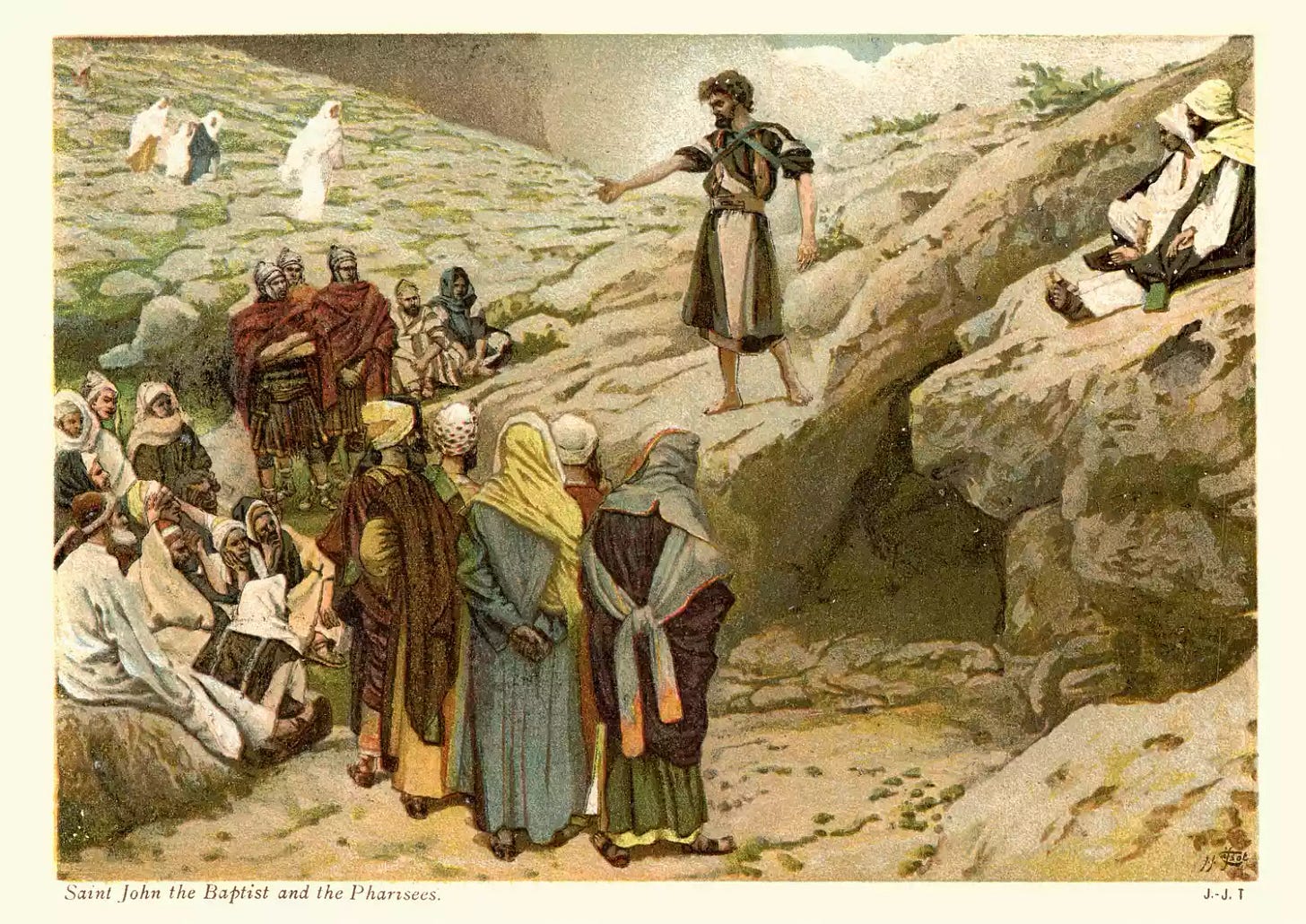 Saint John the Baptist Preaching to the Pharisees