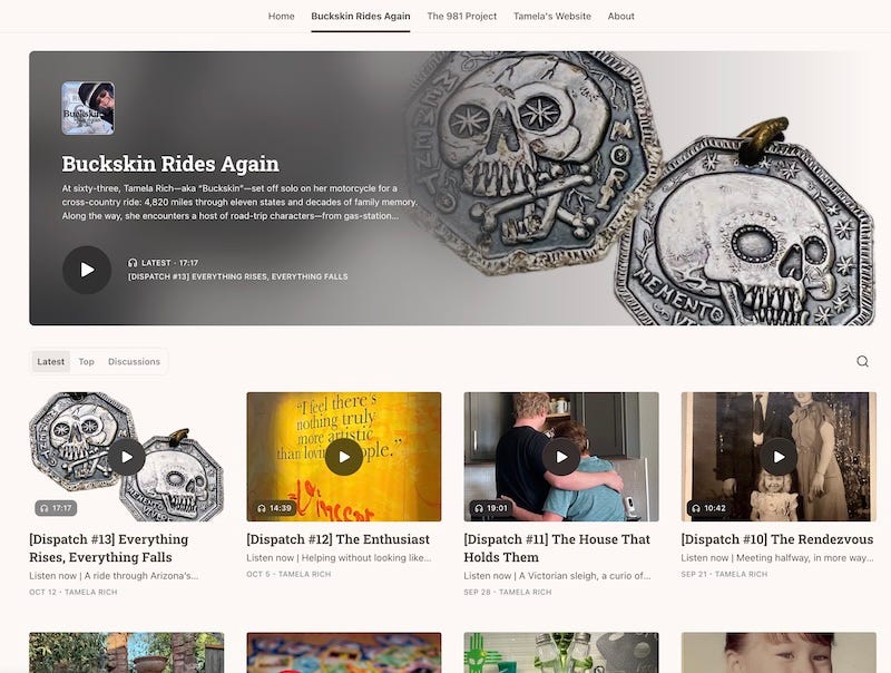 screen shot of Buckskin Rides Again archives