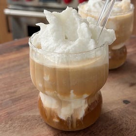 Coconut Coffee Inspired by Cong Ca Phe in Vietnam