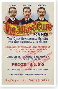 Venereal Disease 3 Day Opium Cure Victorian Quack Patent Medicine ...