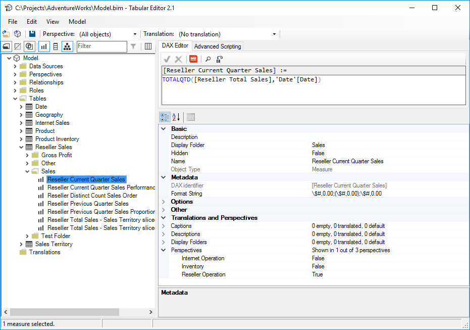GitHub - TabularEditor/TabularEditor: This is the code repository and issue  tracker for Tabular Editor 2.X (free, open-source version). This repository  is being maintained by Daniel Otykier.