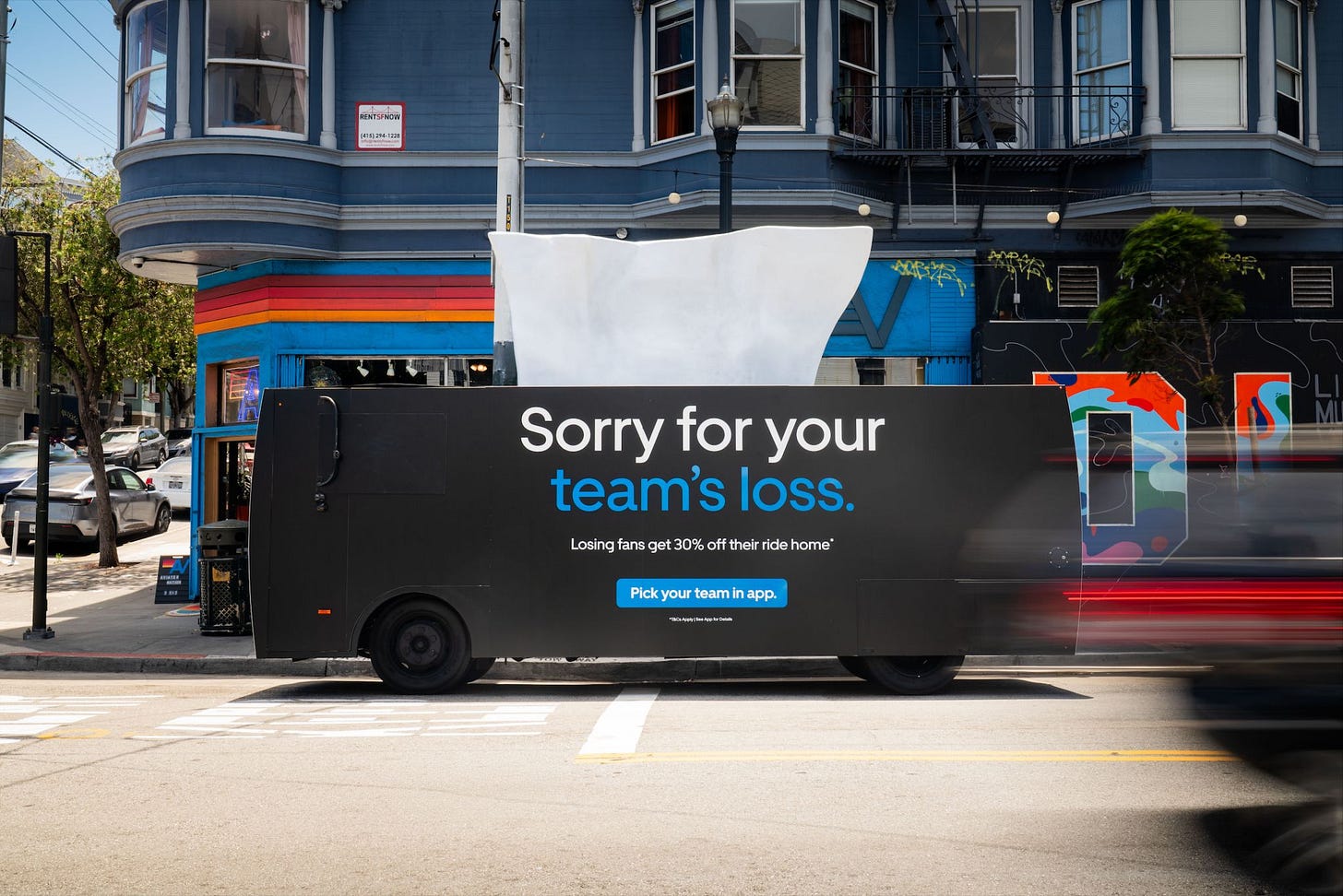 Uber rolls out a tissue truck for England's World Cup exit | Famous Campaigns Uber rolls out a tissue truck for England's World Cup exit | Famous Campaigns