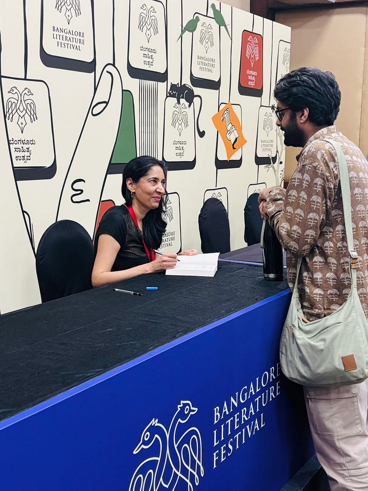 Arihant Verma in chat with Kiran Desai